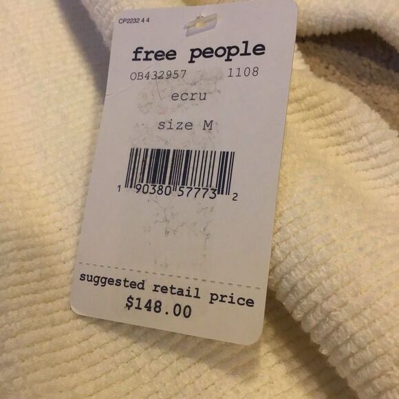 NWT Free People Women's Ottoman Slouchy Sweater - Picture 7 of 7